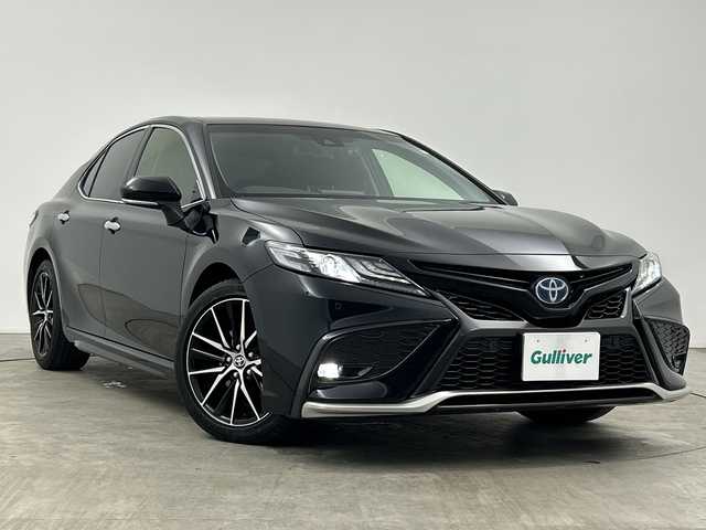 トヨタ カムリ WS 三重県 2023(令5)年 2.4万km アティチュードブラックマイカ /禁煙車//純正9インチディスプレイオーディ//バックカメラ//トヨタセーフティセンス　//衝突軽減ブレーキ　//レーンキープアシスト//リアクロストラフィックアラート//レーダークルーズコントロール　//ブラインドスポットモニター//オートハイビーム　//前後クリアランスソナー　//前席パワーシート　　//前席シートヒーター//ハーフレザーシート //社外前後ドライブレコーダー//サイドカーテンエアバッグ