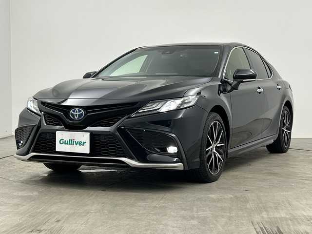 トヨタ カムリ WS 三重県 2023(令5)年 2.4万km アティチュードブラックマイカ /禁煙車//純正9インチディスプレイオーディ//バックカメラ//トヨタセーフティセンス　//衝突軽減ブレーキ　//レーンキープアシスト//リアクロストラフィックアラート//レーダークルーズコントロール　//ブラインドスポットモニター//オートハイビーム　//前後クリアランスソナー　//前席パワーシート　　//前席シートヒーター//ハーフレザーシート //社外前後ドライブレコーダー//サイドカーテンエアバッグ