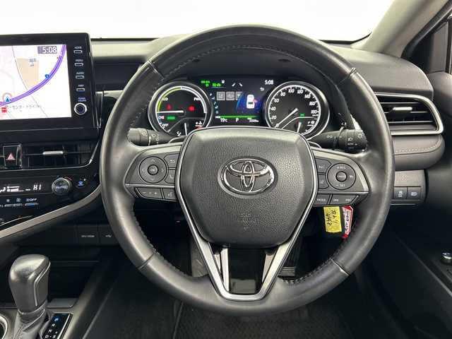 トヨタ カムリ WS 三重県 2023(令5)年 2.4万km アティチュードブラックマイカ /禁煙車//純正9インチディスプレイオーディ//バックカメラ//トヨタセーフティセンス　//衝突軽減ブレーキ　//レーンキープアシスト//リアクロストラフィックアラート//レーダークルーズコントロール　//ブラインドスポットモニター//オートハイビーム　//前後クリアランスソナー　//前席パワーシート　　//前席シートヒーター//ハーフレザーシート //社外前後ドライブレコーダー//サイドカーテンエアバッグ