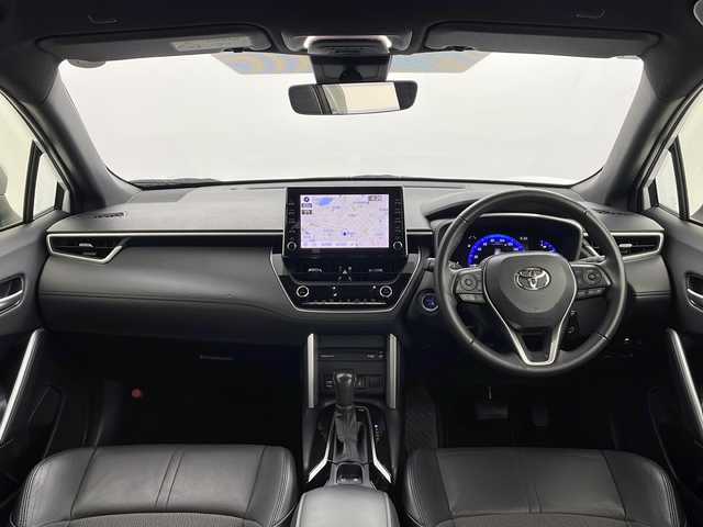 トヨタ カローラ クロス ハイブリッド Z 愛知県 2022(令4)年 6万km プラチナホワイトパールマイカ 純正9型ディスプレイオーディオ/AM/FM/CD/DVD/USB/BT/Miracast/フルセグ/Apple Car Play/Android Auto/スマートキー＆プッシュスタート/バックカメラ/モデリスタエアロ（フロント、リヤ、サイド）/ＤＶＤデッキ/ビルトインＥＴＣ2.0/パワーシート/電動格納ウィンカーミラー/ハーフレザーシート/シートヒーター(D/N席)/革巻きステアリング/ドライブレコーダー/Toyota Safety Sense/LTA/PCS/PKSB/RSA/LEDオートヘッドライト/LEDフォグライト/18インチ純正アルミホイール