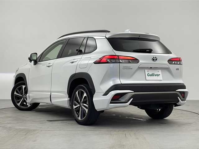 トヨタ カローラ クロス ハイブリッド Z 愛知県 2022(令4)年 6万km プラチナホワイトパールマイカ 純正9型ディスプレイオーディオ/AM/FM/CD/DVD/USB/BT/Miracast/フルセグ/Apple Car Play/Android Auto/スマートキー＆プッシュスタート/バックカメラ/モデリスタエアロ（フロント、リヤ、サイド）/ＤＶＤデッキ/ビルトインＥＴＣ2.0/パワーシート/電動格納ウィンカーミラー/ハーフレザーシート/シートヒーター(D/N席)/革巻きステアリング/ドライブレコーダー/Toyota Safety Sense/LTA/PCS/PKSB/RSA/LEDオートヘッドライト/LEDフォグライト/18インチ純正アルミホイール