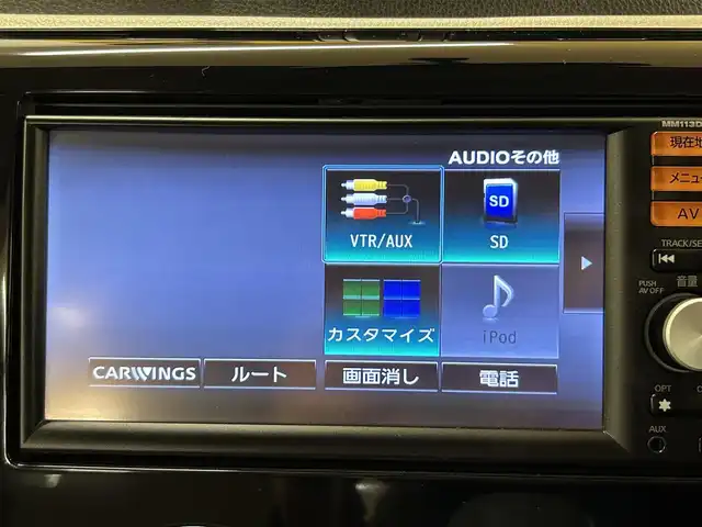 日産 デイズ X 群馬県 2014(平26)年 6.5万km プレミアムパープルP 純正SDナビ/　　CD/フルセグ/USB/iPod/AUX/アラウンドビューモニター/アイドリングストップ/オートエアコン/スマートキー