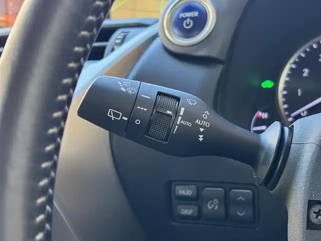 レクサス ＮＸ 300h バージョンL 山梨県 2018(平30)年 5.8万km アンバークリスタルシャイン 純正ナビ/　（フルセグTV/CD/DVD/BT）/マークレビンソン/パノラミックビューモニター/レーダークルーズコントロール/SR/三眼LED/HUD/BSM/PCS/ETC/茶革/シートヒーター/ベンチレーション/パワーバックドア/純正18インチAW