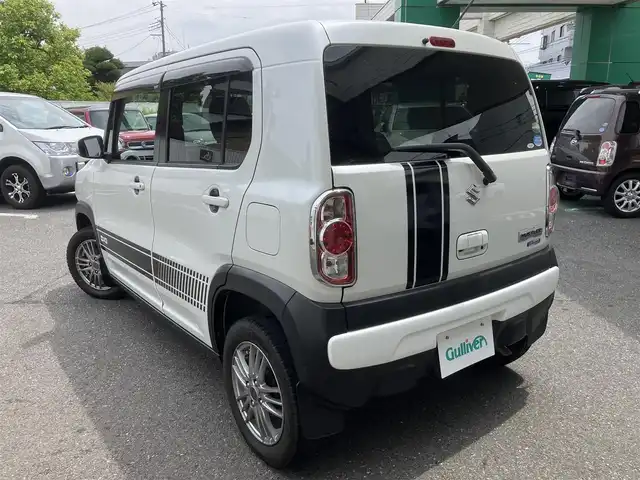 スズキ ハスラー X ターボ 埼玉県 2018(平30)年 8.4万km ピュアホワイトP ワンオーナー/社外ナビオーディー/型番：AVIC-RW901ZS/（フルセグTV/BT/CD/DVD/FM/AM）/ビルトインETC/アイドリングストップ/衝突被害軽減ブレーキ/バックカメラ/車線逸脱防止機能/ステアリングリモコン/D席/N席シートヒーター/オートライト/フォグライト/デニムシートカバー/プッシュすチャート/スマートキー（スペアキーあり）/車両、ナビオーディオ取説あり/ドアバイザー/電装格納ミラー