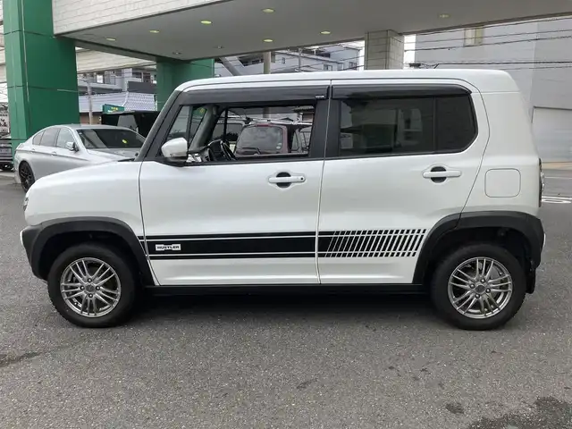 スズキ ハスラー X ターボ 埼玉県 2018(平30)年 8.4万km ピュアホワイトP ワンオーナー/社外ナビオーディー/型番：AVIC-RW901ZS/（フルセグTV/BT/CD/DVD/FM/AM）/ビルトインETC/アイドリングストップ/衝突被害軽減ブレーキ/バックカメラ/車線逸脱防止機能/ステアリングリモコン/D席/N席シートヒーター/オートライト/フォグライト/デニムシートカバー/プッシュすチャート/スマートキー（スペアキーあり）/車両、ナビオーディオ取説あり/ドアバイザー/電装格納ミラー