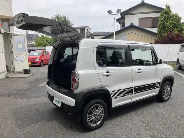 スズキ ハスラー X ターボ 埼玉県 2018(平30)年 8.4万km ピュアホワイトP ワンオーナー/社外ナビオーディー/型番：AVIC-RW901ZS/（フルセグTV/BT/CD/DVD/FM/AM）/ビルトインETC/アイドリングストップ/衝突被害軽減ブレーキ/バックカメラ/車線逸脱防止機能/ステアリングリモコン/D席/N席シートヒーター/オートライト/フォグライト/デニムシートカバー/プッシュすチャート/スマートキー（スペアキーあり）/車両、ナビオーディオ取説あり/ドアバイザー/電装格納ミラー
