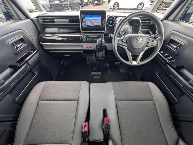 スズキ スペーシア カスタム HYBRID XS ターボ 福井県 2019(令1)年 4.4万km アーバンブラウンパールメタリック ４WD/純正15インチAW/バックカメラ/パドルシフト/両側パワースライドドア/前席シートヒーター/衝突被害軽減システム/LEDヘッドライト/Fフォグ/クルーズコントロール/後方コーナーセンサー/パナソニック7インチメモリナビ（CD/DVD/BT/USB/iPod）/フルセグテレビ/レーンキープアシスト/横滑り防止装置/盗難防止装置/アイドリングストップ/ダブル＋サイドエアバッグ/カーテンエアバッグ/純正フロアマット/スマートキー