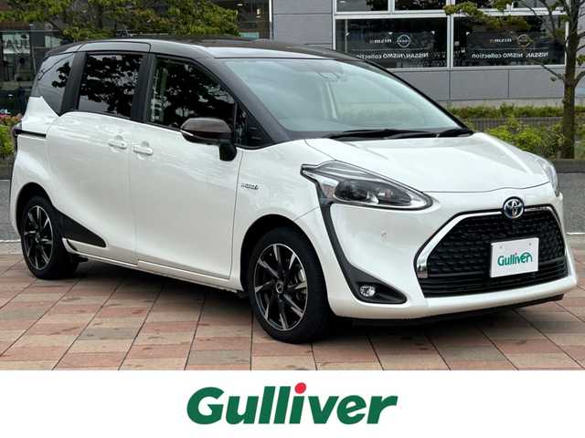 トヨタ シエンタ ハイブリッド G クエロ 福島県 2019(令1)年 4.8万km ヴィンテージブラウンパールクリスタルシャイン/ホワイトパールクリスタルシャイン 純正ナビゲーション/型番：NSZT-W68T/【CD/DVD/SD/BT/TV】/アラウンドビューモニター/ドライブレコーダー/ビルトインETC/両側電動スライドドア/前席シートヒーター/ステアリングヒーター/衝突被害軽減ブレーキ/レーンキープアシスト/LEDオートライト/LEDフォグランプ/スチールホイール＋スタッドレスセット車載/185/60R15/純正フロアマット