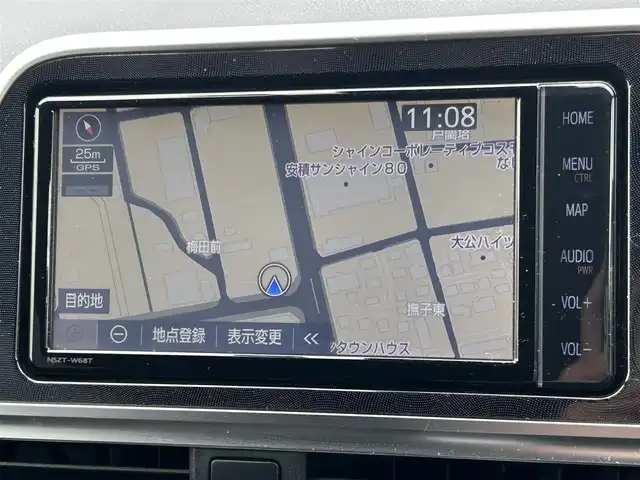 トヨタ シエンタ ハイブリッド G クエロ 福島県 2019(令1)年 4.8万km ヴィンテージブラウンパールクリスタルシャイン/ホワイトパールクリスタルシャイン 純正ナビゲーション/型番：NSZT-W68T/【CD/DVD/SD/BT/TV】/アラウンドビューモニター/ドライブレコーダー/ビルトインETC/両側電動スライドドア/前席シートヒーター/ステアリングヒーター/衝突被害軽減ブレーキ/レーンキープアシスト/LEDオートライト/LEDフォグランプ/スチールホイール＋スタッドレスセット車載/185/60R15/純正フロアマット