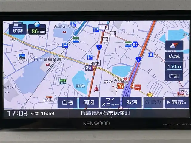 ダイハツ ムーヴ キャンバス X LTD メイクアッフ SA Ⅱ 兵庫県 2016(平28)年 5.5万km パールホワイトⅢ/ファインミントメタリック 2トーン 社外メモリナビ/BTオーディオ/CD/DVD再生機能/バックカメラ/ドライブレコーダー/ETC/両側パワースライドドア/オートライト/ライトレベライザー/フォグランプ/衝突軽減ブレーキ/アイドリングストップ/スペアキー