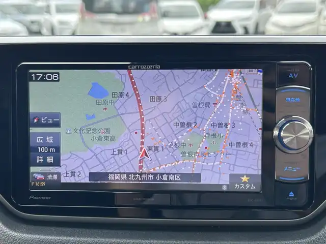 ダイハツ ムーヴ カスタム X LTD SAⅢ 福岡県 2018(平30)年 3.8万km パールホワイトⅢ 社外メモリナビPioneer【AVIC-RW801】/(AM/FM/Bluetooth/CD/DVD/フルセグTV】/バックカメラ/ETC/スマートアシストIII/・衝突警報機能(対車両・対歩行者)/・衝突回避支援ブレーキ機能(対車両・対歩行者)/・誤発進抑制制御機能(前方・後方)/・先行車発進お知らせ機能/・車線逸脱警報機能/オートライト/オートマハイビーム/クリアランスソナー/コーナーセンサー/盗難防止装置/横滑り防止機能/D席シートヒーター/電格ウィンカーミラー/プッシュスタート/純正フロアマット/純正１４インチアルミホイール/ステアリングスイッチ/フロントフォグランプ/アイドリングストップ/スペアキー×１/ドアバイザー/ナビ取扱説明書/クイックガイド/取扱説明書/保証書