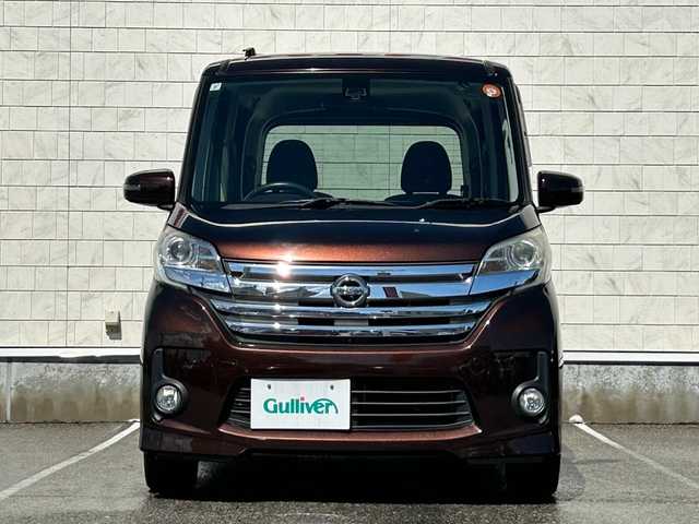 日産 デイズ ルークス ハイウェイスターターボ 富山県 2015(平27)年 6.3万km モカブラウンP 純正ナビ/フルセグTV/Bluetooth/CD/DVD/アラウンドビューモニター/両側電動スライドドア/エマージェンシーブレーキ/横滑り防止/インテリジェントキー/オートライト/キセノンヘッドライト/ステアリングスイッチ/オートエアコン/ウィンカーミラー/アイドリングストップ
