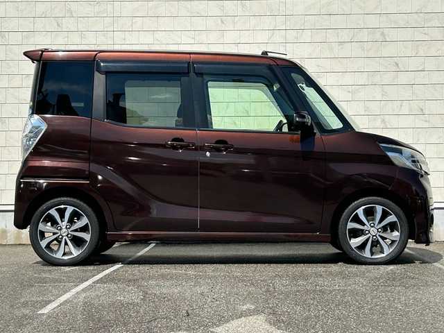 日産 デイズ ルークス ハイウェイスターターボ 富山県 2015(平27)年 6.3万km モカブラウンP 純正ナビ/フルセグTV/Bluetooth/CD/DVD/アラウンドビューモニター/両側電動スライドドア/エマージェンシーブレーキ/横滑り防止/インテリジェントキー/オートライト/キセノンヘッドライト/ステアリングスイッチ/オートエアコン/ウィンカーミラー/アイドリングストップ