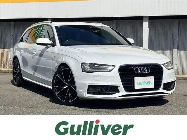 アウディ Ａ４ アバント 2．0 TFSI 三重県 2014(平26)年 5.5万km 白 純正ナビ/　・フルセグ/　・Ｂｌｕｅｔｏｏｔｈ/　・ＤＶＤ/ＨＩＤヘッドライト/フォグライト/リアフォグライト/ハーフレザーシート/Ｄ／Ｎ席シートヒーター/パワーシート/パワーバックドア/スマートキー/プッシュスタート/パドルシフト/コーナーセンサー/ルーフレール/オートリトラクタブルミラー/ターンミラー/スモークフィルム/前後ドラレコ　/ＥＴＣ