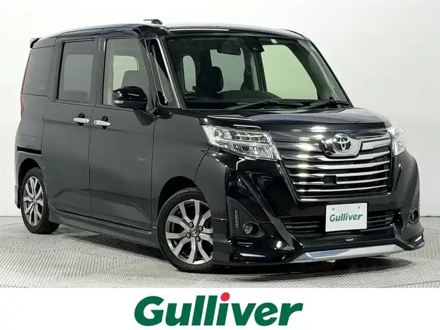 トヨタ ルーミー カスタムG－T 大阪府 2018(平30)年 4.4万km ブラックマイカメタリック モデリスタエアロ 純正9incナビTV バックカメラ 両側パワースライドドア クルーズコントロール 衝突軽減ブレーキ レーンアシスト スマートキー プッシュスタート アイドリングストップ LEDヘッドライト ETC
