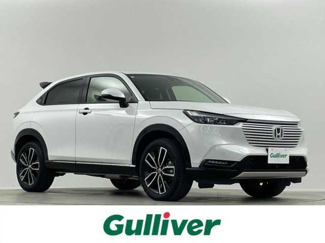 ホンダ ヴェゼル ハイブリッド e:HEV Z 埼玉県 2024(令6)年 1.9万km プラチナホワイトパール 禁煙　純正９型ＤＡ　温シート　Ｂカメラ　ＢＳＭ　ＥＴＣ　前後ドライブレコーダー　ＬＥＤヘッドライト　追従走行　ダウンヒルアシスト　寒冷地仕様　ハーフレザーシート　パワーバックドア　ＢＴ　ＵＳＢ