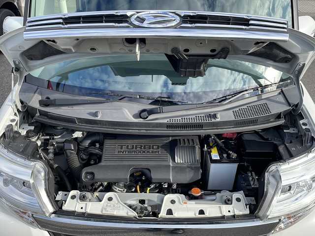 ダイハツ タント カスタム RS SA Ⅲ 福島県 2017(平29)年 2.3万km パールホワイトⅢ スマアシIII　純正ナビ　バックＣ　フルセグＴＶ　ＢＴ　両側パワスラ　ステリモ　Ｄ席シートヒーター　ＬＥＤヘッドライト　フォグランプ　オートライト　オートハイビーム　衝突軽減　スマートキー　電格ミラー