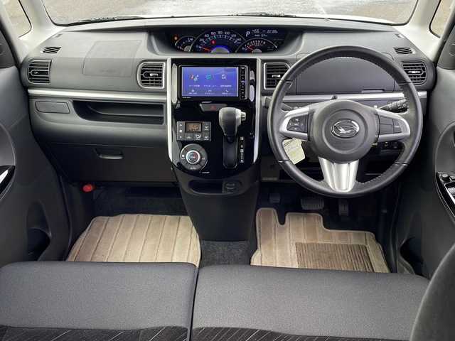 ダイハツ タント カスタム RS SA Ⅲ 福島県 2017(平29)年 2.3万km パールホワイトⅢ スマアシIII　純正ナビ　バックＣ　フルセグＴＶ　ＢＴ　両側パワスラ　ステリモ　Ｄ席シートヒーター　ＬＥＤヘッドライト　フォグランプ　オートライト　オートハイビーム　衝突軽減　スマートキー　電格ミラー