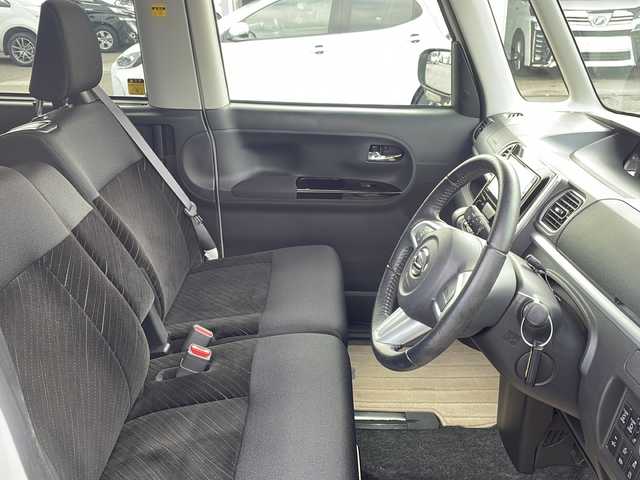 ダイハツ タント カスタム RS SA Ⅲ 福島県 2017(平29)年 2.3万km パールホワイトⅢ スマアシIII　純正ナビ　バックＣ　フルセグＴＶ　ＢＴ　両側パワスラ　ステリモ　Ｄ席シートヒーター　ＬＥＤヘッドライト　フォグランプ　オートライト　オートハイビーム　衝突軽減　スマートキー　電格ミラー