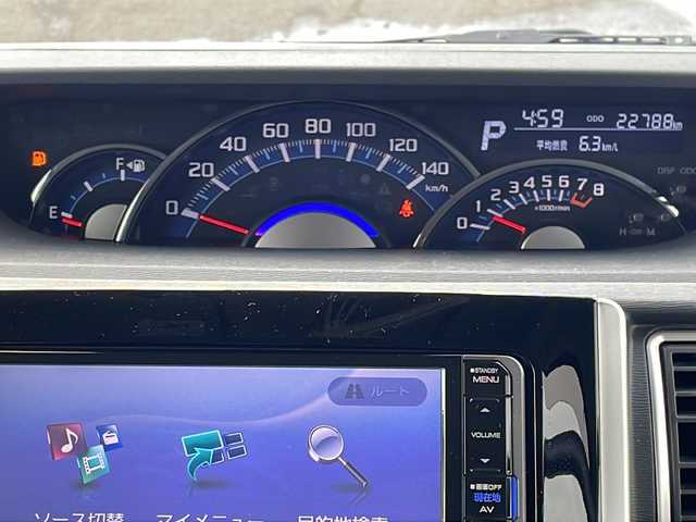 ダイハツ タント カスタム RS SA Ⅲ 福島県 2017(平29)年 2.3万km パールホワイトⅢ スマアシIII　純正ナビ　バックＣ　フルセグＴＶ　ＢＴ　両側パワスラ　ステリモ　Ｄ席シートヒーター　ＬＥＤヘッドライト　フォグランプ　オートライト　オートハイビーム　衝突軽減　スマートキー　電格ミラー