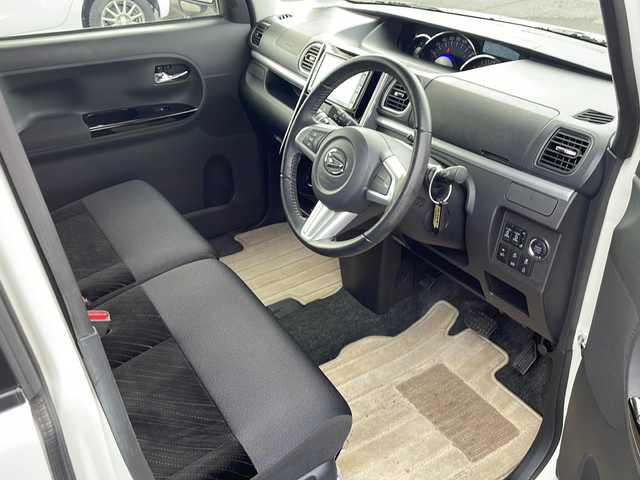 ダイハツ タント カスタム RS SA Ⅲ 福島県 2017(平29)年 2.3万km パールホワイトⅢ スマアシIII　純正ナビ　バックＣ　フルセグＴＶ　ＢＴ　両側パワスラ　ステリモ　Ｄ席シートヒーター　ＬＥＤヘッドライト　フォグランプ　オートライト　オートハイビーム　衝突軽減　スマートキー　電格ミラー