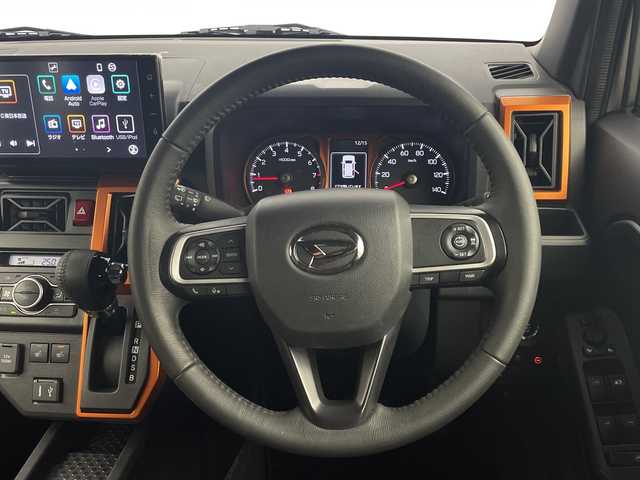 ダイハツ タフト G ターボ 鹿児島県 2023(令5)年 0.3万km シャイニングホワイトパール 純正ディスプレイオーディオ/(BT/AM/FM/フルセグTV)/ワンオーナー/Applecarplay/Androidauto/レーンキープアシスト/レーダークルーズコントロール/ガラスルーフ/HDMI入力/前後コーナーセンサー/バックカメラ/電動パーキングブレーキ/オートホールド/ステアリングスイッチ/前席シートヒーター/前方ドライブレコーダー/アイドリングストップ/ターボ/革調シートカバー/純正サイドバイザー/純正LEDヘッドライト/純正フロアマット/純正15インチアルミホイール