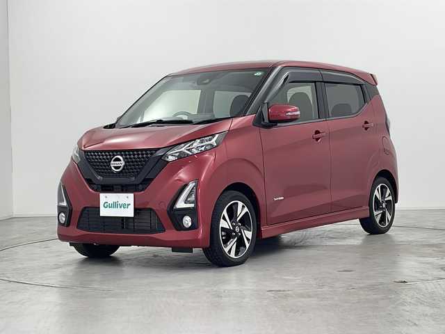 日産 デイズ HWS G ターボ プロパイロットED 群馬県 2019(令1)年 3.3万km スパークリングレッドM 純正９型ナビ　全周囲カメラ　プロパイロット　純正ドラレコ　衝突被害軽減ブレーキ　レーンアシスト　クリアランスソナー　ＥＴＣ　ＬＥＤヘッドランプ・フォグ　オートライト　革巻きステアリング　禁煙車