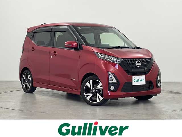 日産 デイズ HWS G ターボ プロパイロットED 群馬県 2019(令1)年 3.3万km スパークリングレッドM 純正９型ナビ　全周囲カメラ　プロパイロット　純正ドラレコ　衝突被害軽減ブレーキ　レーンアシスト　クリアランスソナー　ＥＴＣ　ＬＥＤヘッドランプ・フォグ　オートライト　革巻きステアリング　禁煙車