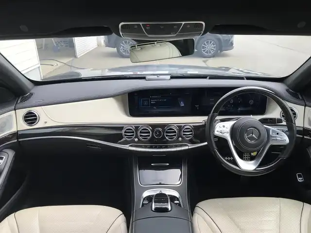 メルセデス・ベンツ Ｓ４５０ エクスクルーシブAMGラインプラ 富山県 2019(令1)年 3.8万km セレナイトグレー セレナイトグレー/ワンオーナー/AMGライン/ヘッドアップディスプレイ/全方位カメラ/バック・サイド・フロントカメラ/ブルメスターサウンドシステム/全席シートヒーター/前席シートヒーター・クーラー/パノラミックスライディングルーフ/リラクゼーション・ダイナミックシート/本革シート/前席パワーシート/電動開閉トランク/パドルシフト/純正20インチアルミホイール/電動パーキングブレーキ/メモリーシート/オートハイビーム/メルセデスベンツインテリジェンステクノロジー/・ブラインドスポットアシスト/・レーンチェンジアシスト/・アテンションアシスト/・アクティブブレーキアシスト/・道路標識アシスト/・アダプティブクルーズコントロール/純正フロアマット/ETC2.0/保証書