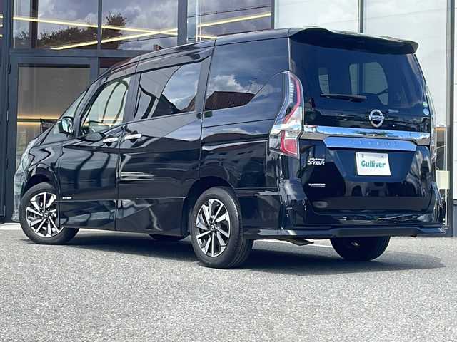 日産 セレナ ハイウェイスター V 大阪府 2021(令3)年 2.1万km ダイヤモンドブラック 純正10型SDナビ(フルセグTV/CD/DVD/BT)/アラウンドビューモニター/プロパイロット/エマージェンシーブレーキ/コーナーセンサー/BSM/両側パワスラ/ドラレコ/ETC/デジタルインナーミラー/USBポート/純正LEDヘッドライト/純正フロアマット/純正16インチアルミホイール