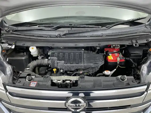 日産 デイズ ルークス ハイウェイスターX Gパッケージ 大分県 2015(平27)年 7.5万km チタニウムグレーメタリック 純正ナビ/（フルセグ/Bluetooth/CD/AM/FM)/エマージェンシーブレーキ/両側パワースライドドア/アラウンドビューモニター/ETC/ドライブレコーダー/アイドリングストップ/HIDヘッドランプ/オートライト/ステアリングスイッチ/スマートキー/純正フロアマット/スリムサーキュレーター