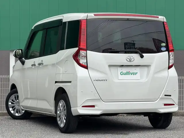 トヨタ ルーミー G 千葉県 2020(令2)年 2.8万km パールホワイトⅢ 社外メモリナビ（AM/FM/CD/DVD/フルセグTV/Bluetooth）/バックカメラ/全方位カメラ/ドライブレコーダー/クルーズコントロール/衝突軽減ブレーキ/両側パワースライドドア/ETC/LEDヘッドライト/純正フロアマット/横滑り防止装置/プッシュスタート/スマートキー/ドアバイザー