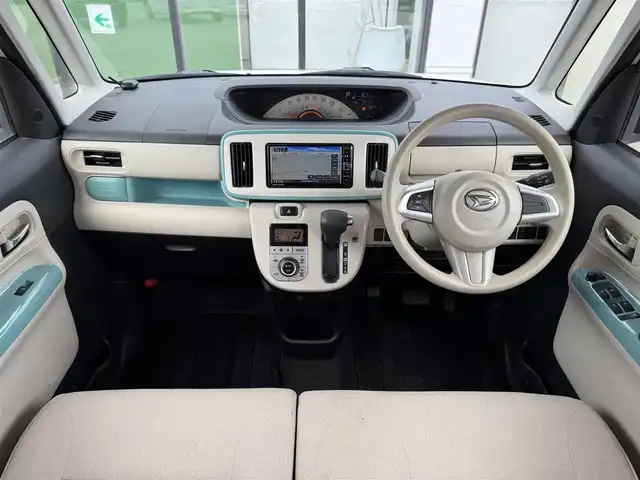 ダイハツ ムーヴ キャンバス X メイクアップ リミテッド SAⅢ 道南・函館 2020(令2)年 1.9万km パールホワイトⅢ/ファインミントメタリック 2トーン 純正ナビ/フルセグＴＶ/衝突軽減ブレーキ/夏冬タイヤ/エンジンスターター/全周囲カメラ/両側パワースライドドア/ドライブレコーダー/オートハイビーム/アイドリングストップ/ＥＴＣ