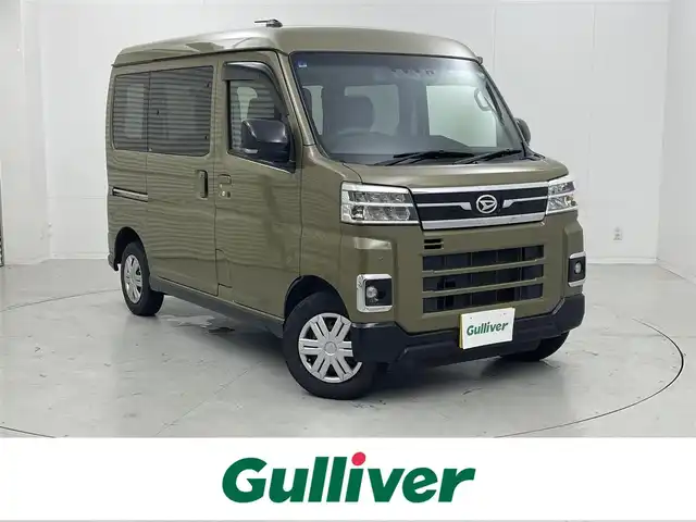ダイハツ アトレー バン RS 茨城県 2022(令4)年 6.6万km オフビートカーキM 社外ナビ/バックカメラ/フルセグ/衝突被害軽減ブレーキ/車線逸脱抑制装置/レーダークルーズコントロール/オートマチックハイビーム/クリアランスソナー/両側電動スライドドア/ETC/ドラレコ/シートカバー/LEDヘッドライト/スマートキー