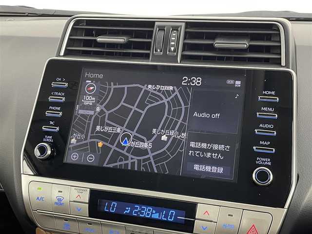 トヨタ ランドクルーザー プラド TX-L 70thアニバーサリーLTD 道央・札幌 2021(令3)年 3.7万km ブラック ・ワンオーナー/・４WD/・純正ディスプレイオーディオ/　ナビ/BT/USB/Miracast/フルセグ/・パノラミックビューモニター/・マルチテレインモニター/・前後ドライブレコーダー/・トヨタセーフティセンス/・プリクラッシュセーフティ/・レーダークルーズコントロール/・レーンキープアシスト/・オートハイビーム/・BSM/・RSA/・サドルタンレザーシート/・前席パワーシート/・前席エア/シートヒーター/・ヘッドライトウォッシャー/・2nd START/・LEDヘッドライト/・フォグライト/・オートライト/・プッシュスタート/・スマートキー/・純正フロアマット/・ドアバイザー