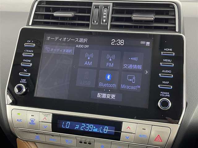 トヨタ ランドクルーザー プラド TX-L 70thアニバーサリーLTD 道央・札幌 2021(令3)年 3.7万km ブラック ・ワンオーナー/・４WD/・純正ディスプレイオーディオ/　ナビ/BT/USB/Miracast/フルセグ/・パノラミックビューモニター/・マルチテレインモニター/・前後ドライブレコーダー/・トヨタセーフティセンス/・プリクラッシュセーフティ/・レーダークルーズコントロール/・レーンキープアシスト/・オートハイビーム/・BSM/・RSA/・サドルタンレザーシート/・前席パワーシート/・前席エア/シートヒーター/・ヘッドライトウォッシャー/・2nd START/・LEDヘッドライト/・フォグライト/・オートライト/・プッシュスタート/・スマートキー/・純正フロアマット/・ドアバイザー