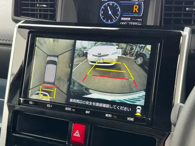 トヨタ ルーミー カスタムG－T 滋賀県 2022(令4)年 2.4万km ブラックマイカメタリック ワンオーナー/純正9インチフルセグナビ/　フルセグ Bluetooth CD DVD SD AM FM/パノラミックビューモニター/モデリスタエアロ /スマートアシスト/衝突回避支援ブレーキ/衝突警報機能/車線逸脱警報機能/路側逸脱警報/ふらつき警報/ブレーキ制御付誤発進抑制機能/先行車発進お知らせ機能/アダプティブドライビングビーム/サイドビューランプ/コーナーセンサー/標識認識機能/アダプティブクルーズコントロール/両側パワースライドドア/ビルトインETC/ローダウン（RSRダウンサス）純正サス積み込み/シートヒーター/純正15インチアルミ/純正ドアバイザー/純正フロアマット/スマートキー×2/