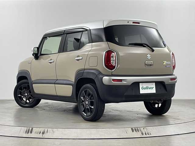 スズキ クロスビー HYBRID MZ 埼玉県 2019(平31)年 1.2万km キャラバンアイボリーパールメタリック/ホワイト 2トーンルーフ 純正ナビ/(TV/FM/AM/SD/BT/CD)/バックカメラ/アイドリングストップ/衝突被害軽減ブレーキ/車線逸脱抑制装置/クルーズコントロール/パドルシフト/オートマチックハイビーム/クリアランスソナー/ETC/前席シートヒーター/純正16インチアルミホイール/LEDヘッドライト/スマートキー/プッシュスタート/ドアバイザー/ウインカーミラー/フォグランプ/純正フロアマット/革巻きハンドル