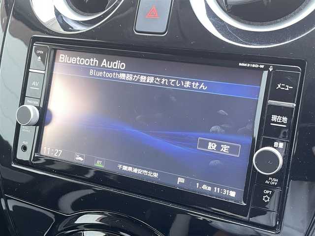 日産 ノート e－パワー X 千葉県 2018(平30)年 1.4万km ブリリアントシルバー 衝突被害低減ブレーキ/レーダークルーズ/レーンキープアシスト/前後ドライブレコーダー（SDなし）/全方位カメラ/ディーラーOPナビ/　・フルセグTV/CD/SD/DVD/Blue Tooth/LEDヘッドライト/　・オートライト/ETC/電格ミラー/ステアリングスイッチ/ドアバイザー/取説/保証書/スペアキー