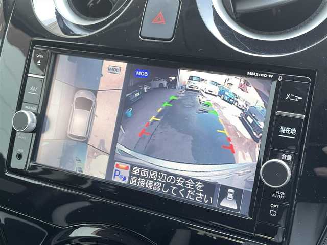 日産 ノート e－パワー X 千葉県 2018(平30)年 1.4万km ブリリアントシルバー 衝突被害低減ブレーキ/レーダークルーズ/レーンキープアシスト/前後ドライブレコーダー（SDなし）/全方位カメラ/ディーラーOPナビ/　・フルセグTV/CD/SD/DVD/Blue Tooth/LEDヘッドライト/　・オートライト/ETC/電格ミラー/ステアリングスイッチ/ドアバイザー/取説/保証書/スペアキー