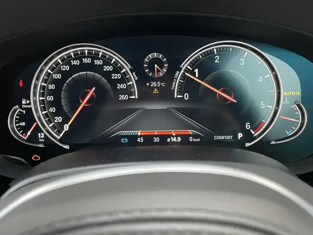ＢＭＷ ５２３ｄ Mスポーツ 東京都 2017(平29)年 4.4万km ソフィスト・グレー・ブリリアント・エフェクト タッチパネルiDriveナビ/360°カメラ/Bluetooth接続/USB接続/インテリジェントセーフティパッケージ/アダプティブクルーズコントロール/LCW/LDW/ステアリングアシスト/アダプティブLEDヘッドライト/オートハイビーム/パドルシフト/レインセンサー/オートホールド/パワーバックドア/フットオープナー/ミラー型ETC/6色アンビエントL/D席/N席パワーシート/ドライブレコーダー/社外ブラックドニーG/社外センターキャップ/サイドエアバック/カーテンエアバック/純正19インチアルミホイール