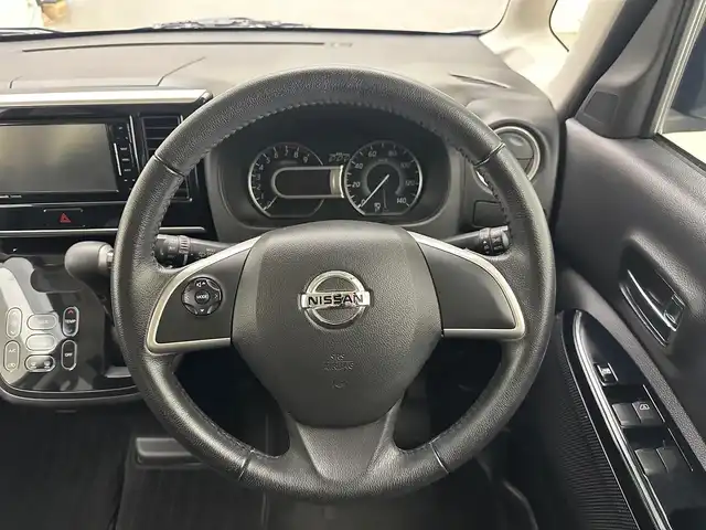 日産 デイズ ルークス ハイウェイスター Xターボ 兵庫県 2018(平30)年 6.1万km チタニウムグレーメタリック エマージェンシーブレーキ/社外SDナビ＆フルセグTV/（CD＆DVD＆SD＆BT）/アラウンドビューモニター/オートライト/LEDライト/スマートキー/プッシュスタート/純正マット/純正ドアバイザー/Wエアバック