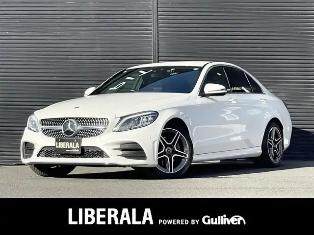 メルセデス・ベンツ Ｃ２００ アバンギャルド AMGライン 山梨県 2019(平31)年 4.5万km ダイヤモンドホワイト レーダーセーフティP /黒革（ARTICOレザー）/前席シートヒーター/純正ＨＤＤナビ/バックカメラ/フルセグTV/AppleCarPlay/パイロットディストロニック　/LＫＡ　/ＢＳＡ　/エアサスペンション　/アンビエントライト　/ＬＥＤヘッドライト/オートハイビーム/トランクオープナー　/純正１８インチＡＷ