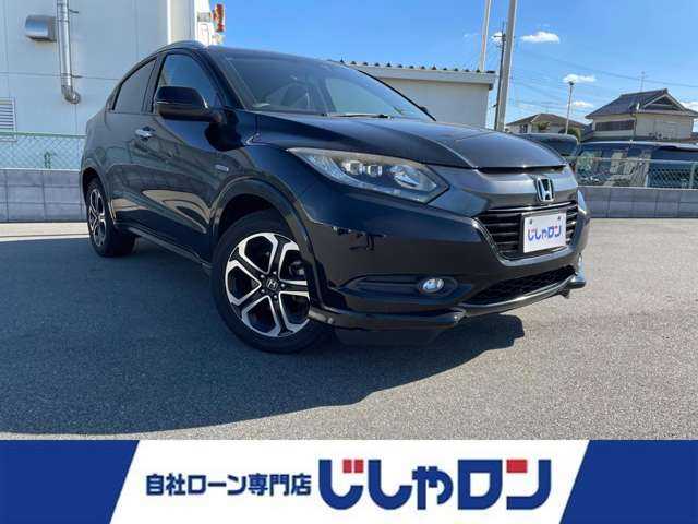 ホンダ ヴェゼル ハイブリッド Z 大阪府 2014(平26)年 11.7万km クリスタルブラックパール ”(株)IDOMが運営する【じしゃロン堺店】の自社ローン専用車両になります。/こちらは現金またはオートローンご利用時の価格です。自社ローンご希望の方は別途その旨お申付け下さい”