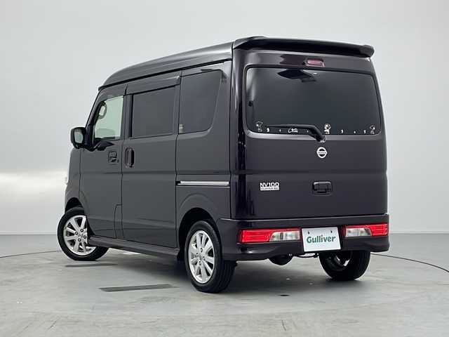 日産 ＮＶ１００クリッパー リオ E 愛知県 2022(令4)年 4万km ムーンライトバイオレット ワンオーナー/純正SDナビ（MJ121D-W）/（iPod・SD・USB・CD・BT・フルセグ・AUX）/パワースライドドア/シートヒーター（D席）/バックカメラ/横滑り防止装置/車線逸脱防止支援システム/低速衝突軽減ブレーキ/コーナーセンサー/盗難防止装置/オートライト/ハロゲンヘッドライト/アイドリングストップ/ステアリングスイッチ/電格ミラー/純正14インチAW/純正フロアマット/純正ドアバイザー/ベンチシート/リアヒーター/ETC/スペアキー有り（1本