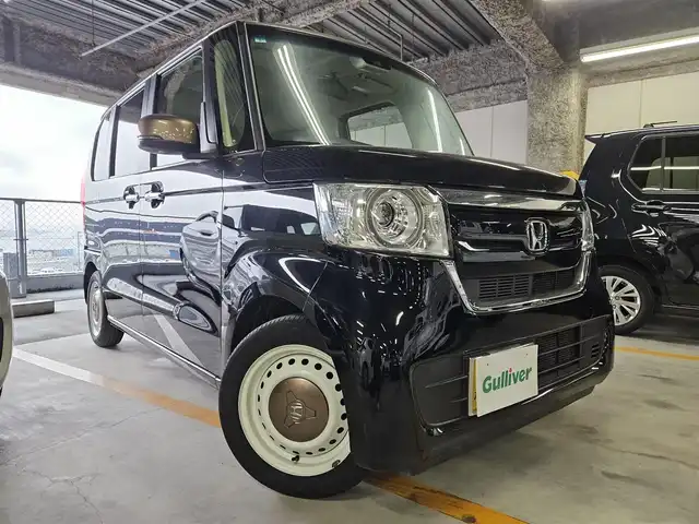 ホンダ Ｎ ＢＯＸ G･L ホンダセンシング カッパーブラウンスタイル 鹿児島県 2019(平31)年 7.1万km クリスタルブラックパール 純正ナビ/フルセグTV/両側パワースライドドア/バックカメラ/ビルトインETC/アダプティブクルーズコントロール/ホンダセンシング/・衝突被害軽減ブレーキ/・車線逸脱防止支援システム/・前後誤発進抑制機能/・標識認識機能/・オートハイビーム/LEDヘッドランプ/ステアリングスイッチ/チップアップ機能付スライドリアシート/純正14インチスチールホイール/スマートキー/プッシュエンジンスタート/禁煙車