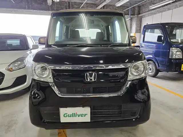 ホンダ Ｎ ＢＯＸ G･L ホンダセンシング カッパーブラウンスタイル 鹿児島県 2019(平31)年 7.1万km クリスタルブラックパール 純正ナビ/フルセグTV/両側パワースライドドア/バックカメラ/ビルトインETC/アダプティブクルーズコントロール/ホンダセンシング/・衝突被害軽減ブレーキ/・車線逸脱防止支援システム/・前後誤発進抑制機能/・標識認識機能/・オートハイビーム/LEDヘッドランプ/ステアリングスイッチ/チップアップ機能付スライドリアシート/純正14インチスチールホイール/スマートキー/プッシュエンジンスタート/禁煙車