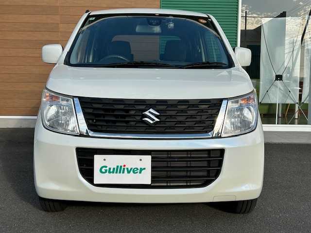 スズキ ワゴンＲ FX 静岡県 2016(平28)年 4.9万km クリスタルホワイトP 社外ナビ（AM FM Bluetooth  フルセグTV 電話 CD DVD SD）/ドライブレコーダー/スマートキー/プッシュスタート/ETC/純正フロアマット/純正アルミホイール/パワーステアリング/アイドリングストップ/ハロゲンヘッドライト/ABS/横滑り防止装置/盗難防止装置/プリクラッシュセーフティ