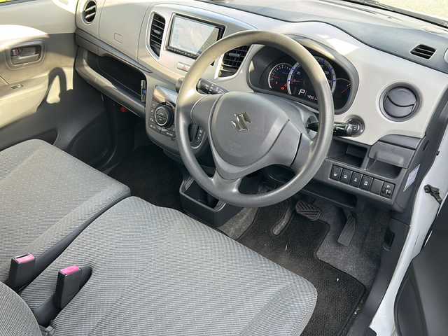 スズキ ワゴンＲ FX 静岡県 2016(平28)年 4.9万km クリスタルホワイトP 社外ナビ（AM FM Bluetooth  フルセグTV 電話 CD DVD SD）/ドライブレコーダー/スマートキー/プッシュスタート/ETC/純正フロアマット/純正アルミホイール/パワーステアリング/アイドリングストップ/ハロゲンヘッドライト/ABS/横滑り防止装置/盗難防止装置/プリクラッシュセーフティ