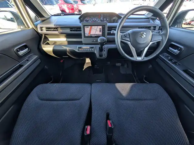 スズキ ワゴンＲ HYBRID FZ 福井県 2019(平31)年 5万km ピュアホワイトP スズキセーフティサポート/・レーンディパーチャーアラート/・誤発信抑制/ケンウッドナビ（MDV-D305W）/・ワンセグ/・バックカメラ/ヘッドアップディスプレイ/ステアリングリモコン/電格ウィンカーミラー/シートリフター/純正フロアマット/純正バイザー/LEDヘッドライト/スマートキー/シートヒーター